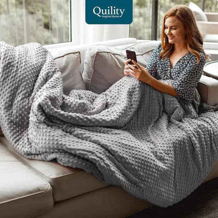 Weighted Blanket for Adults- 25 Pound Queen Size