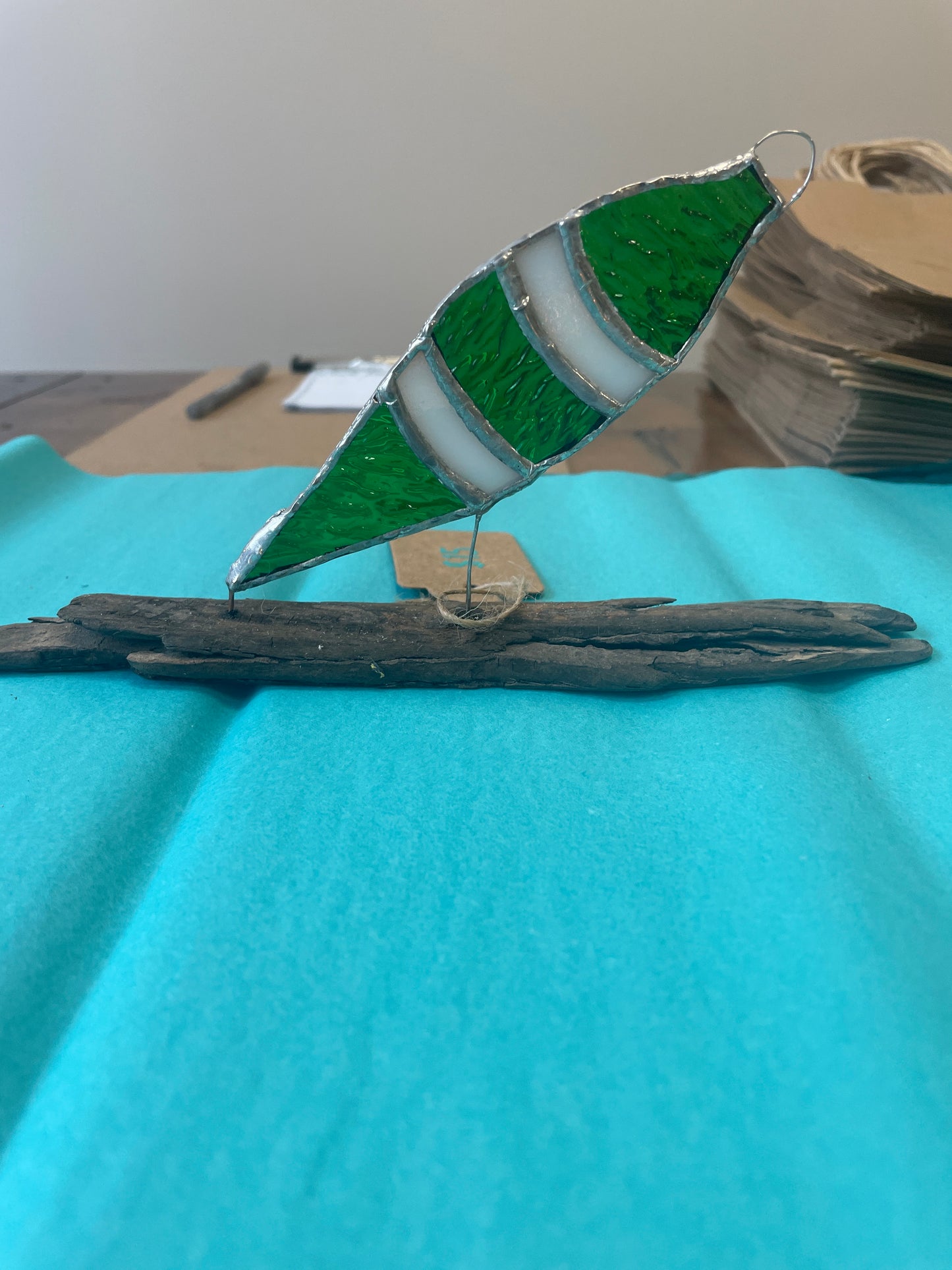 Stained glass ornament