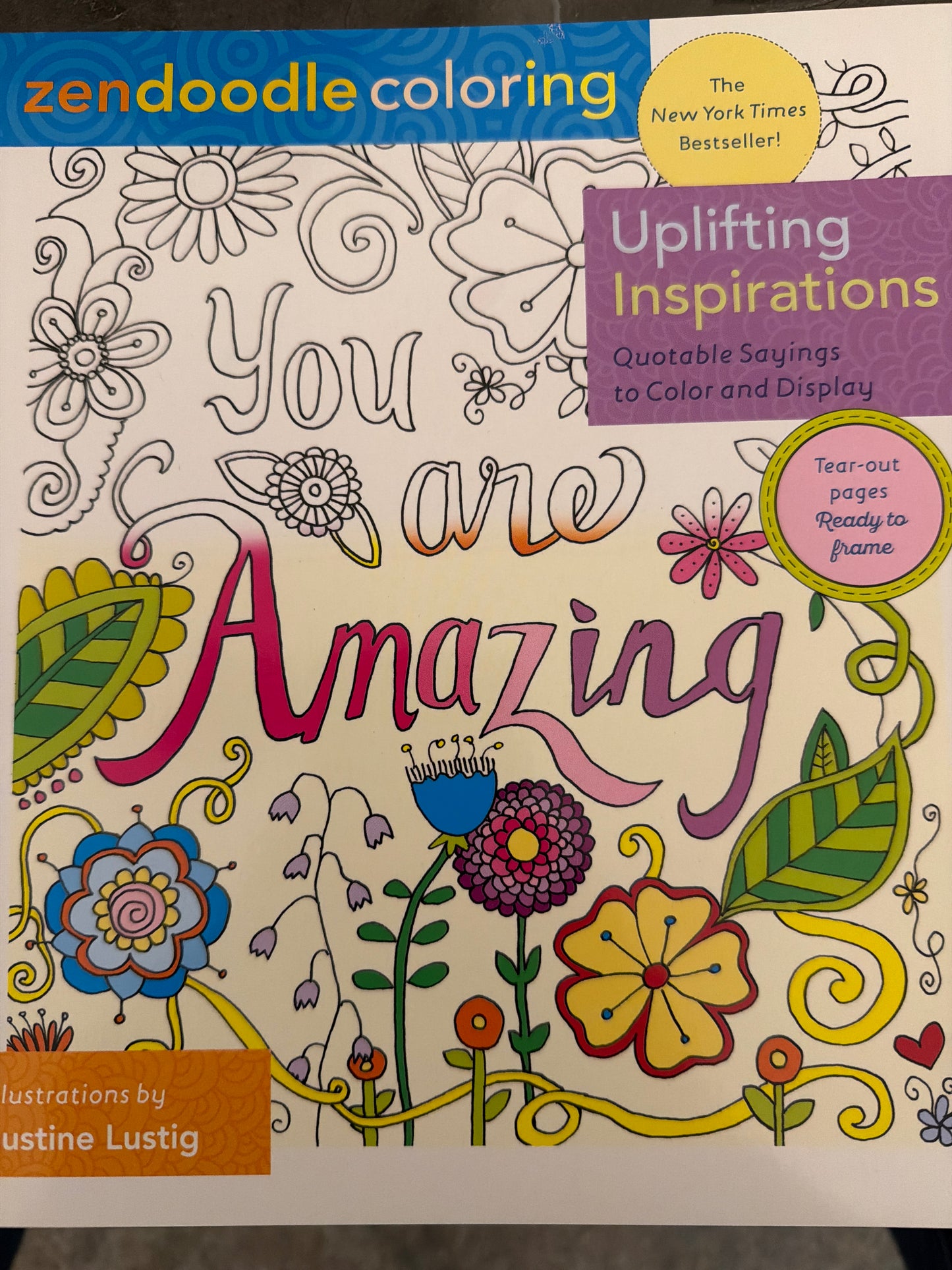 You are amazing coloring book