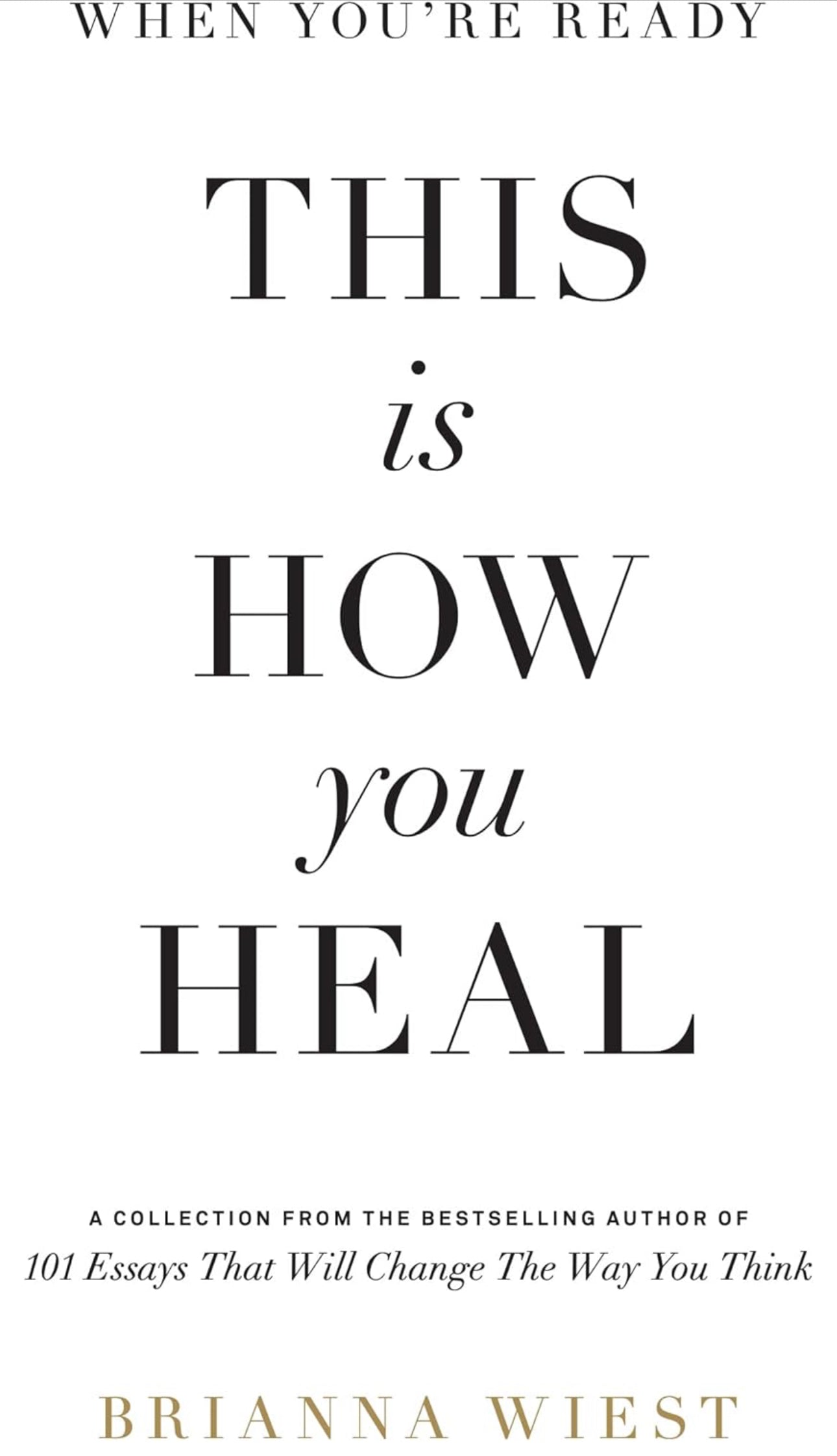 When you’re ready this is how you heal book
