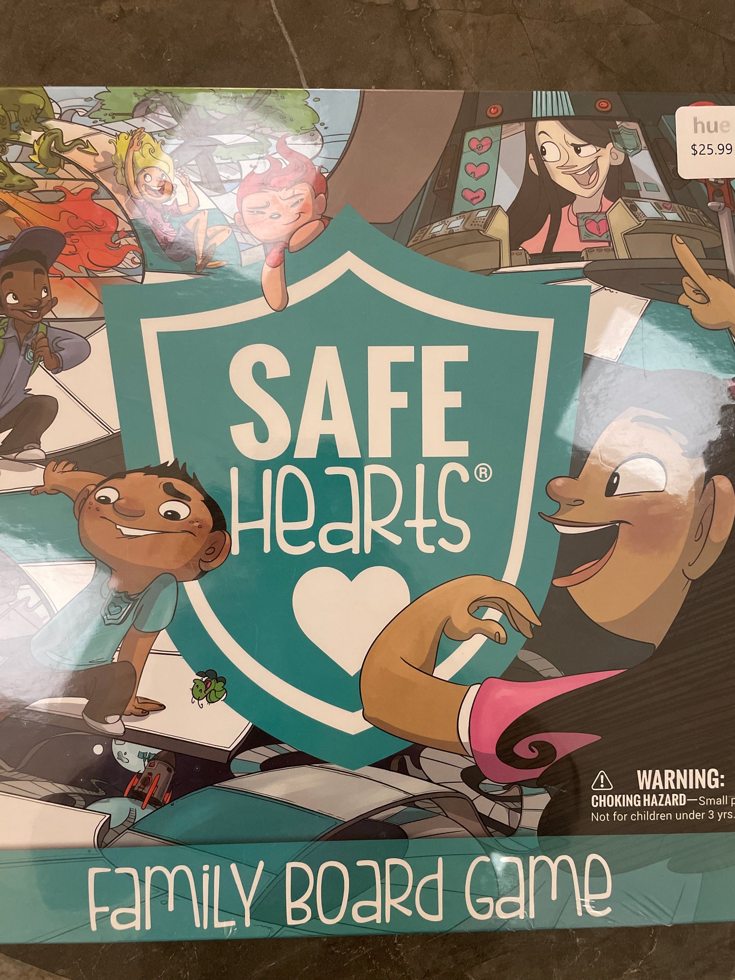 Safe hearts family board game