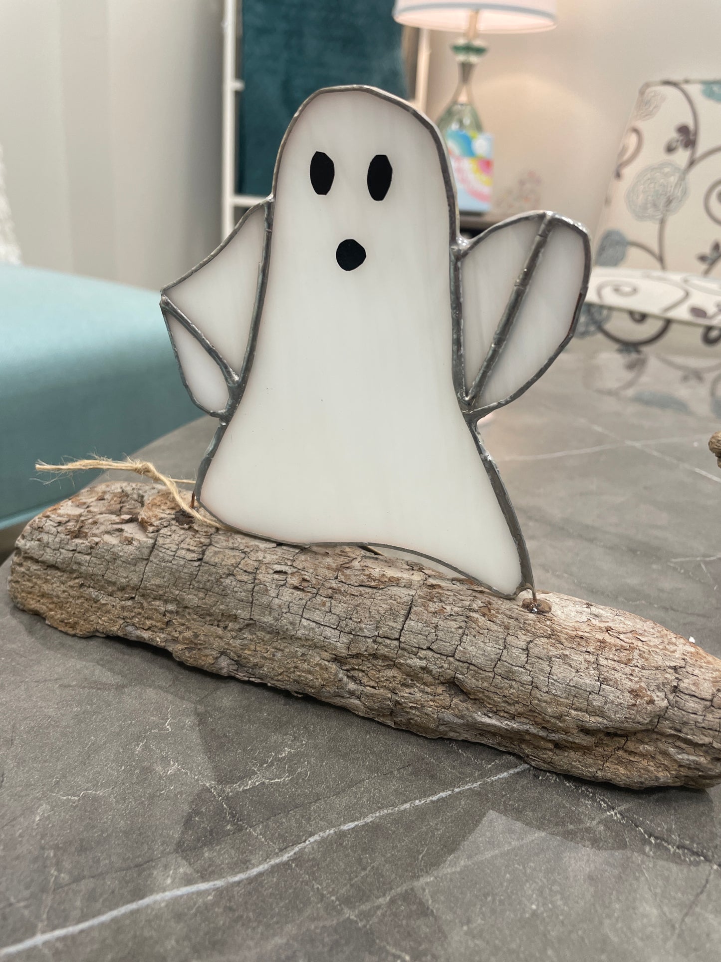 Stained glass ghost