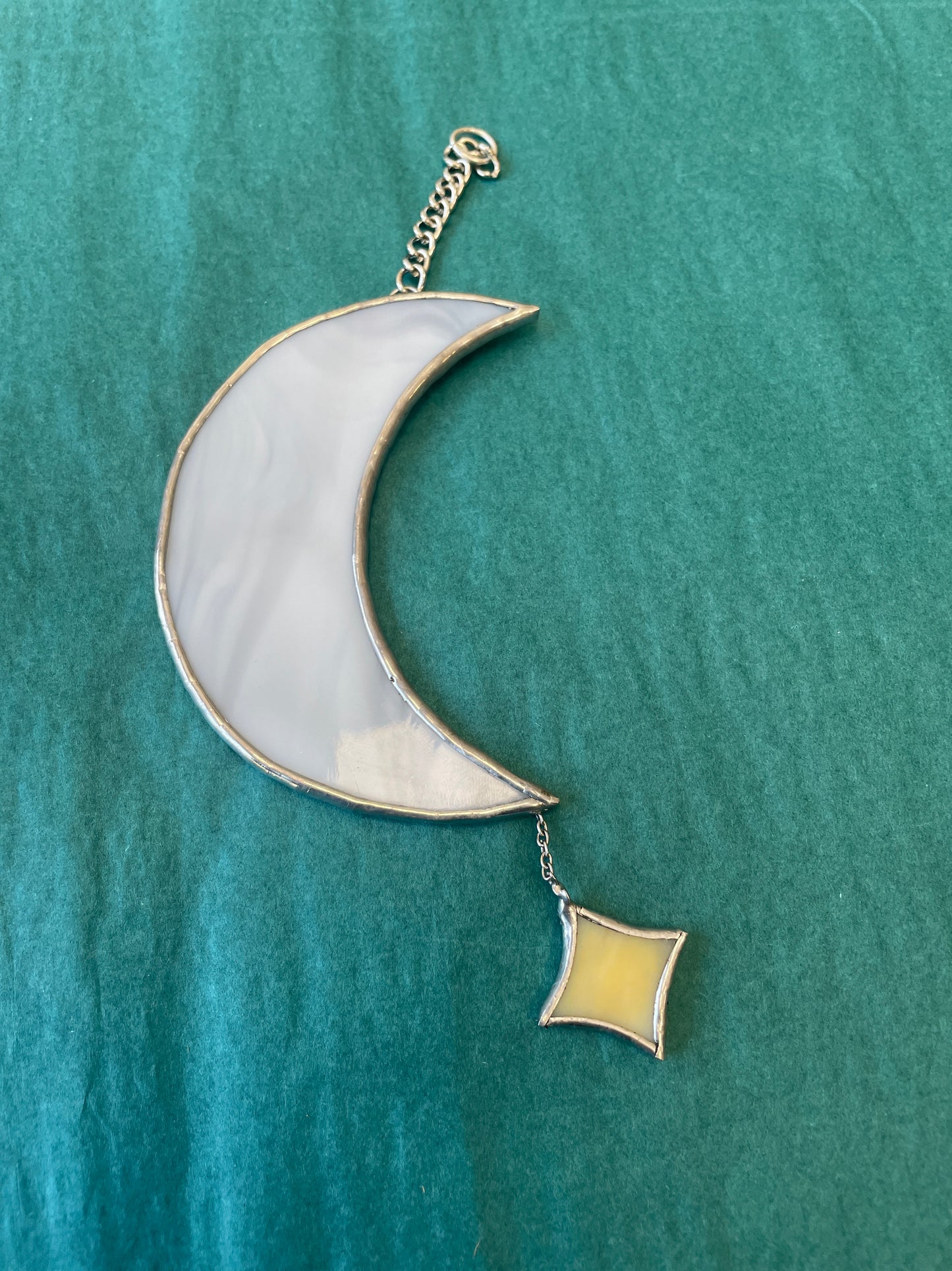 Stained glass moon