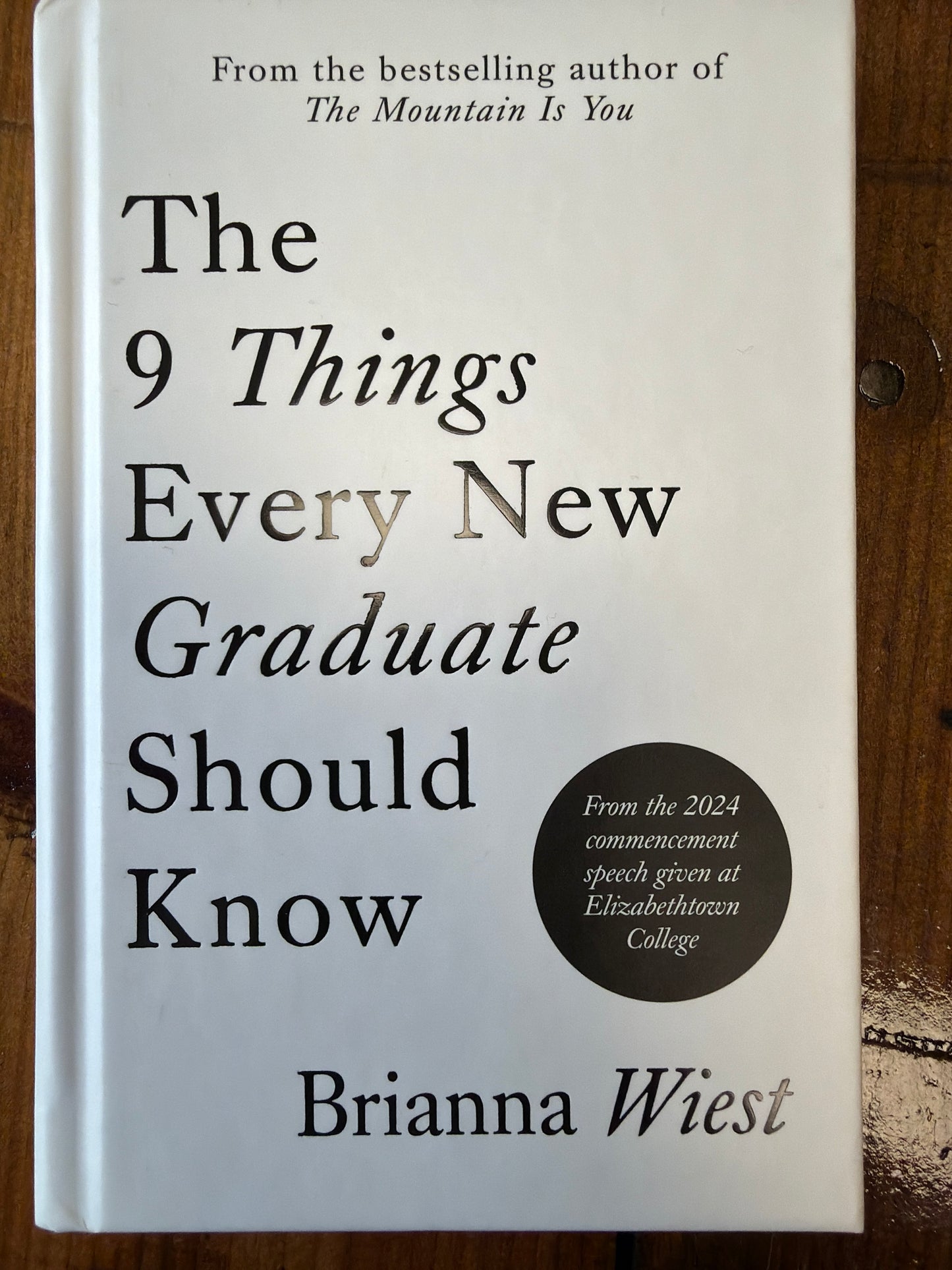The 9 things every new graduate should know book