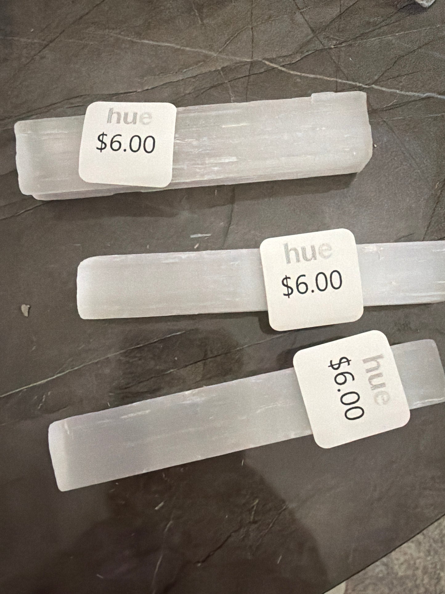 Selenite wands