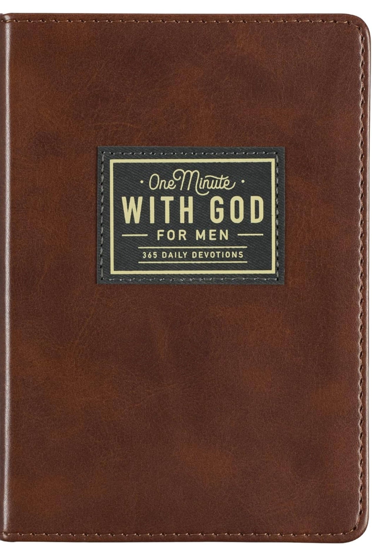 One Minute with God for Men Faux Leather