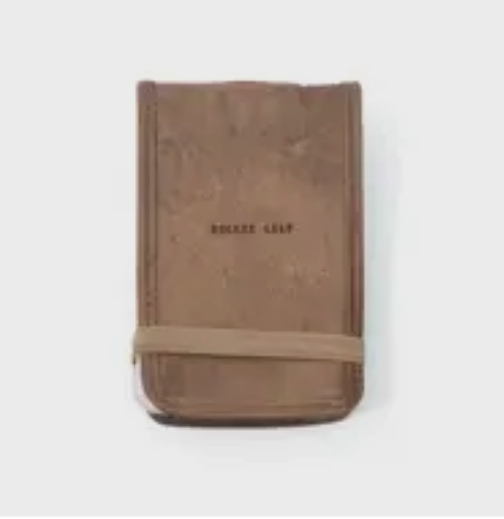 Mini Bucket List Leather Journal