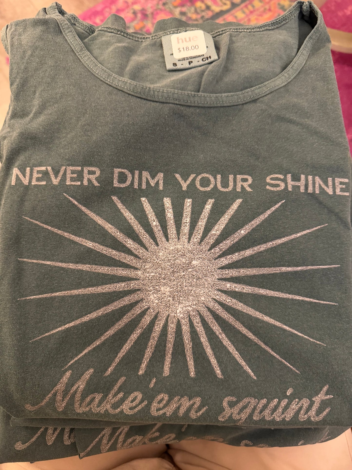 Never dim your shine tank top