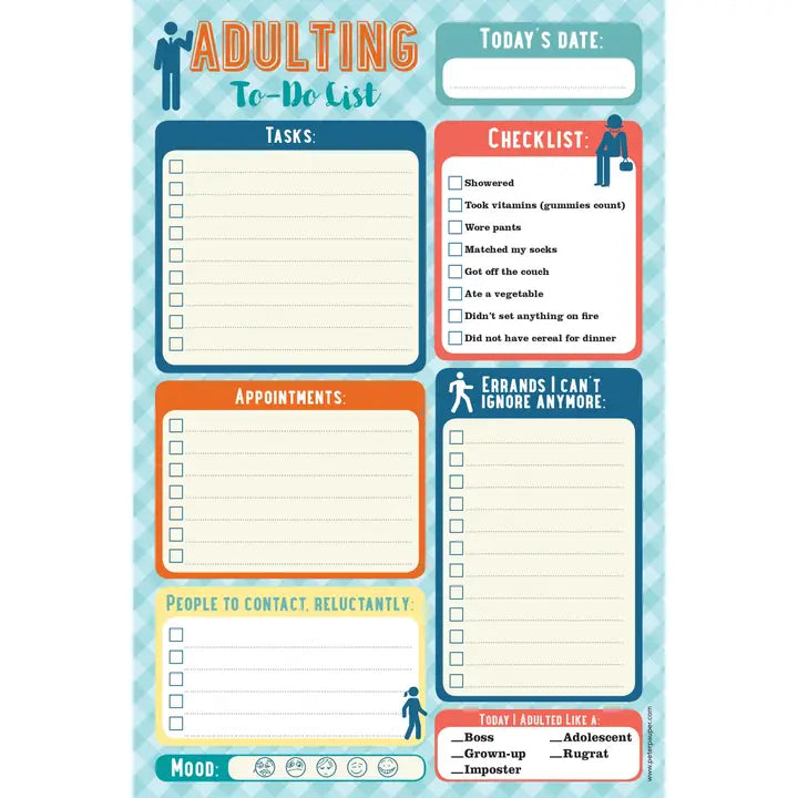 Adulting Note pad