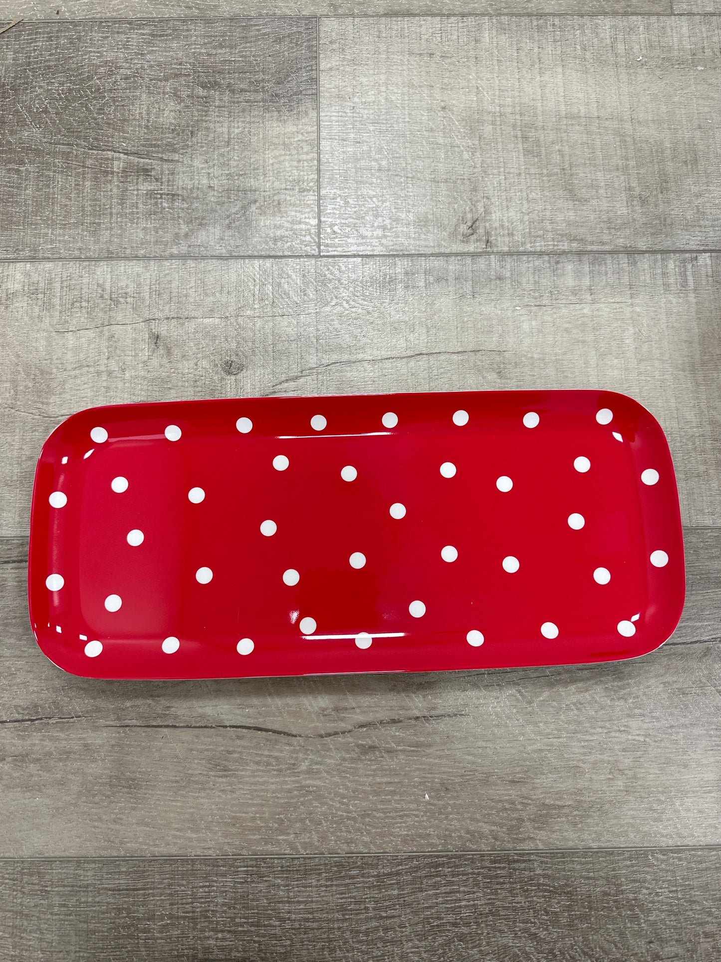 Polka dot plate