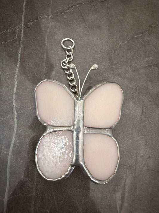 Stained glass hanging butterfly