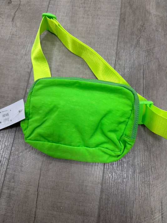 Lime green cross body bag