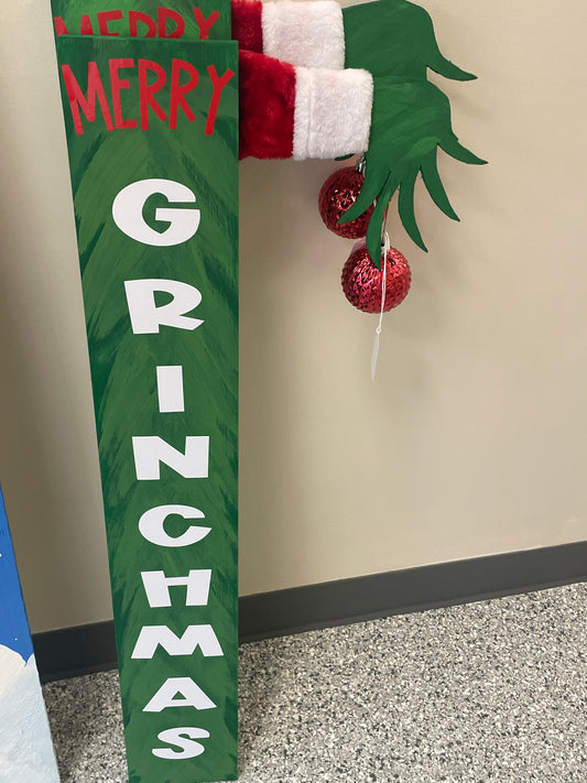 Merry grinchmas sign