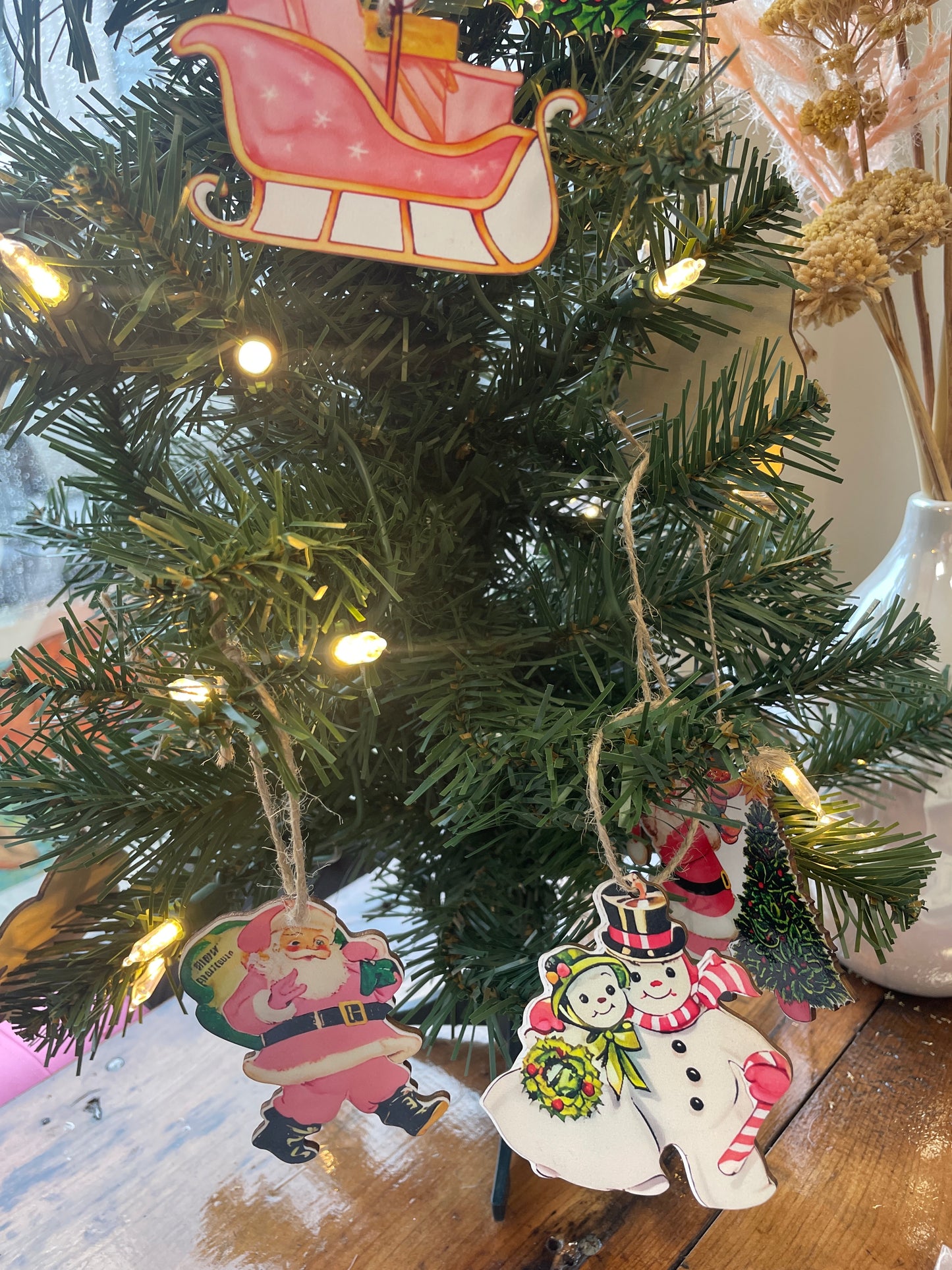 Wooden ornaments