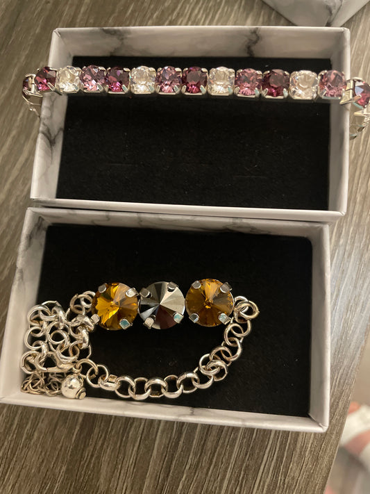 Gemstone bracelets