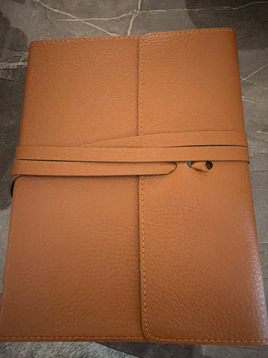 Leather wrapped journal