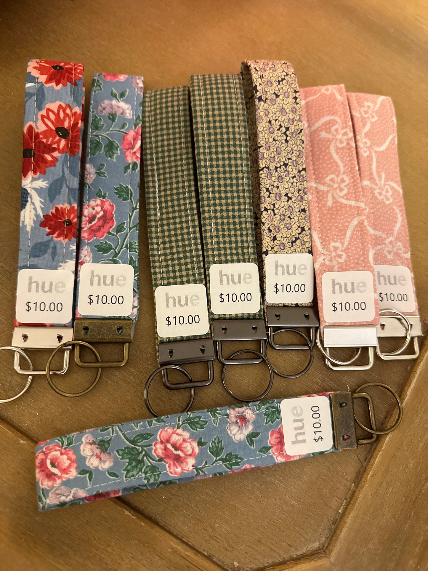 Keychains Wristlets fabric