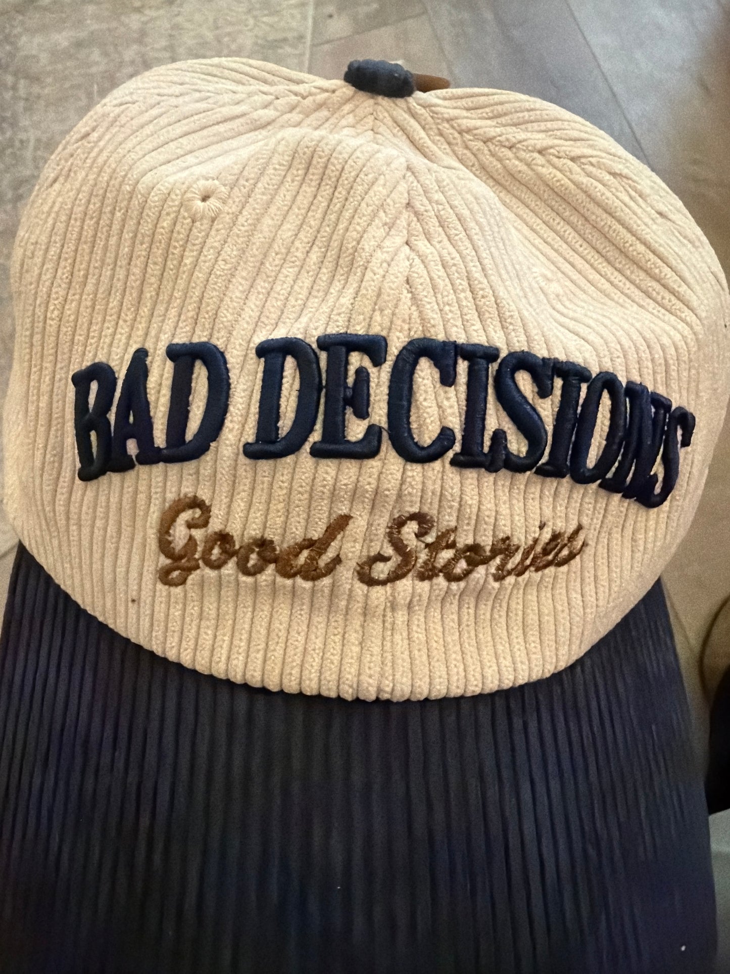 Bad decisions hat