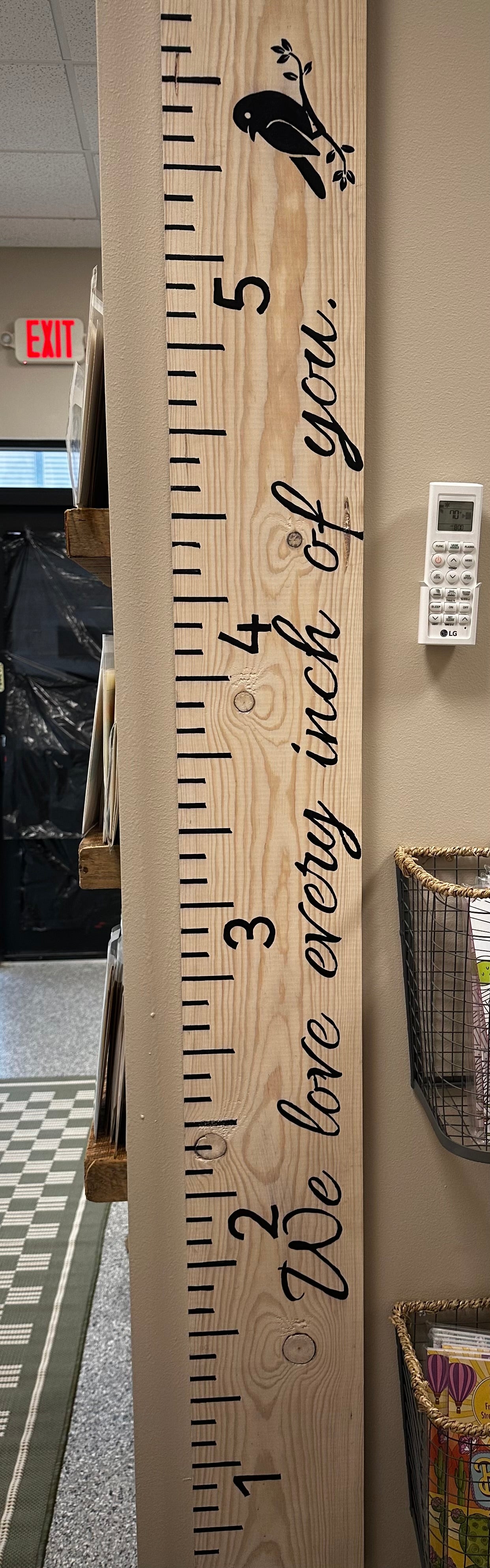 Measurement Ladders - We love every inch of you, You are loved beyond Measure Wall Decor