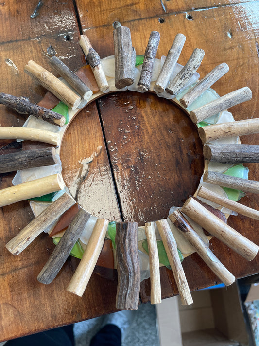 Wood wreath