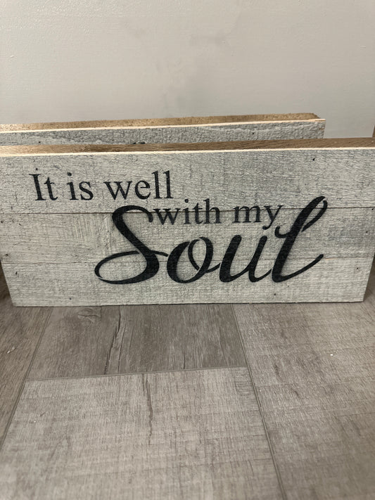 It is well with my soul