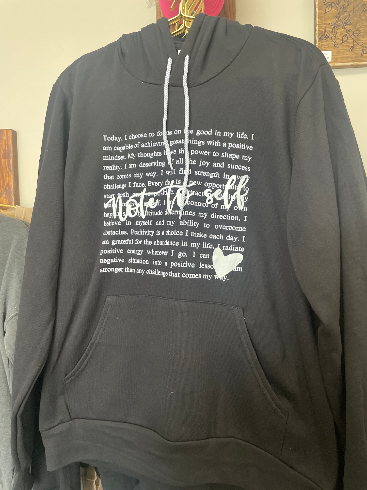 Note to self hoodie