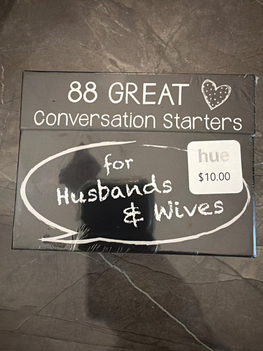 88 great conversation starters for husbands and wives cards