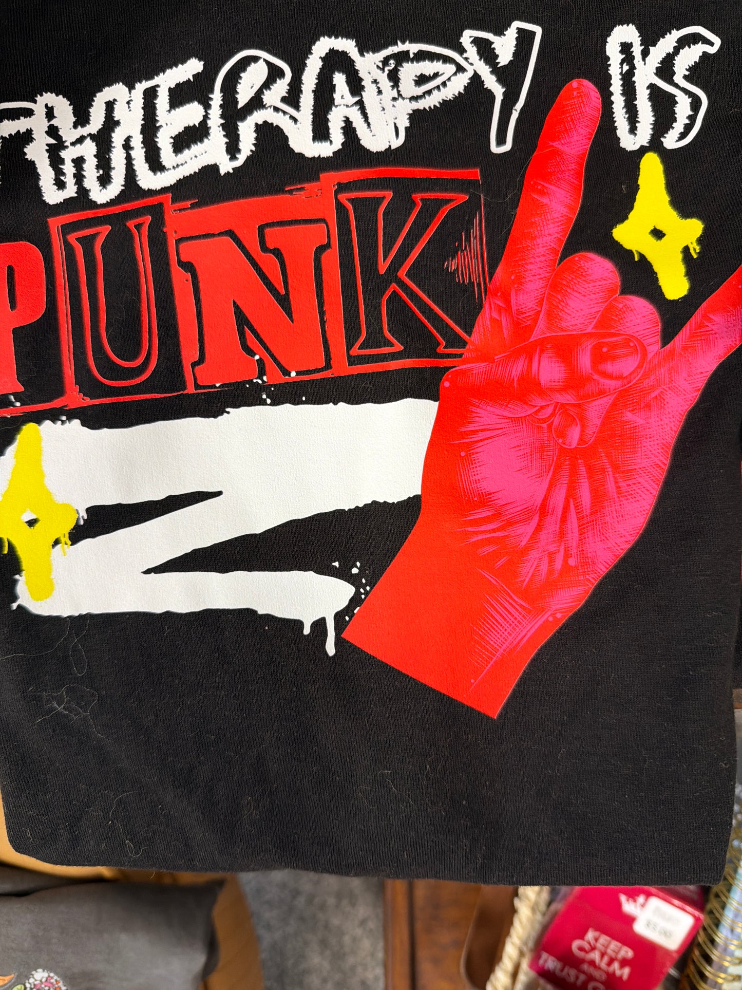 Therapy is punk tshirt