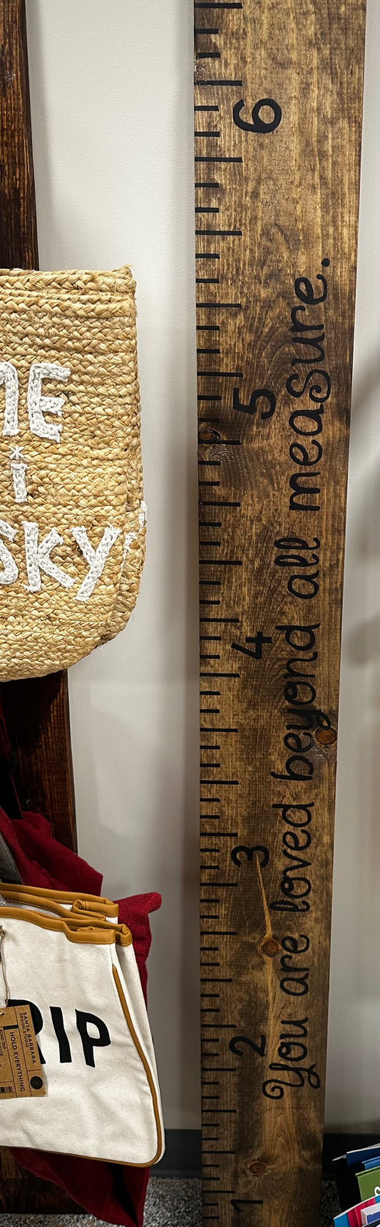 Measurement Ladders - We love every inch of you, You are loved beyond Measure Wall Decor