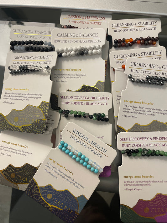 Energy stone bracelets