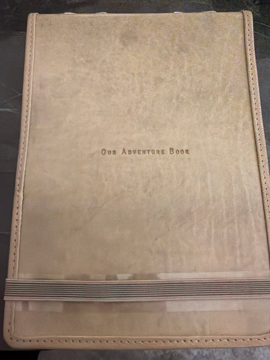 Our adventure leather journal