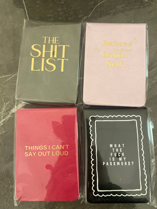 Flip notepads, pocket journal