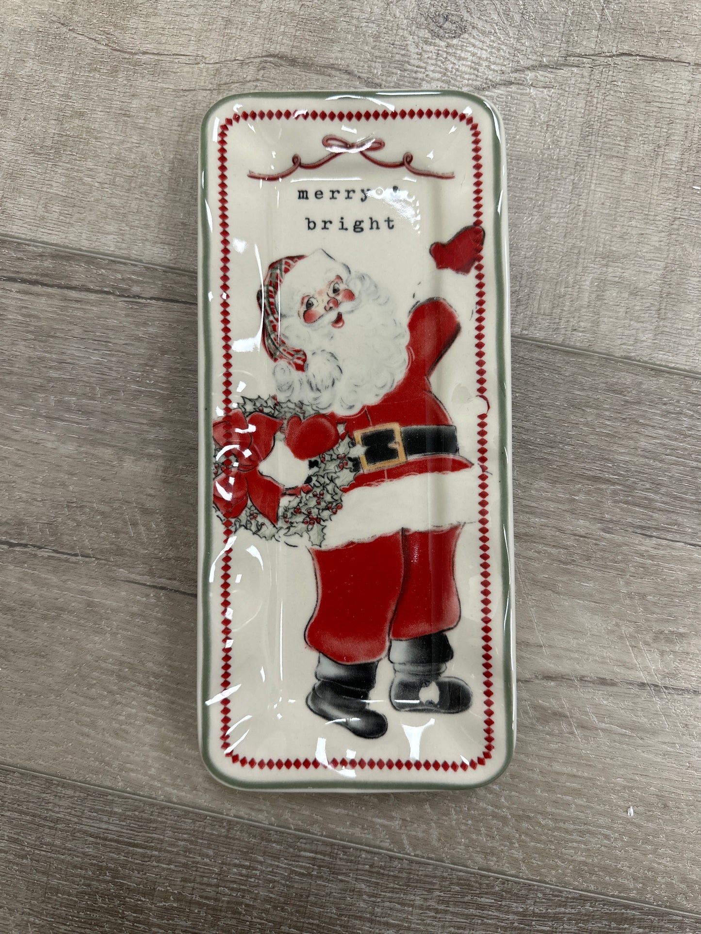 Merry and bright plate