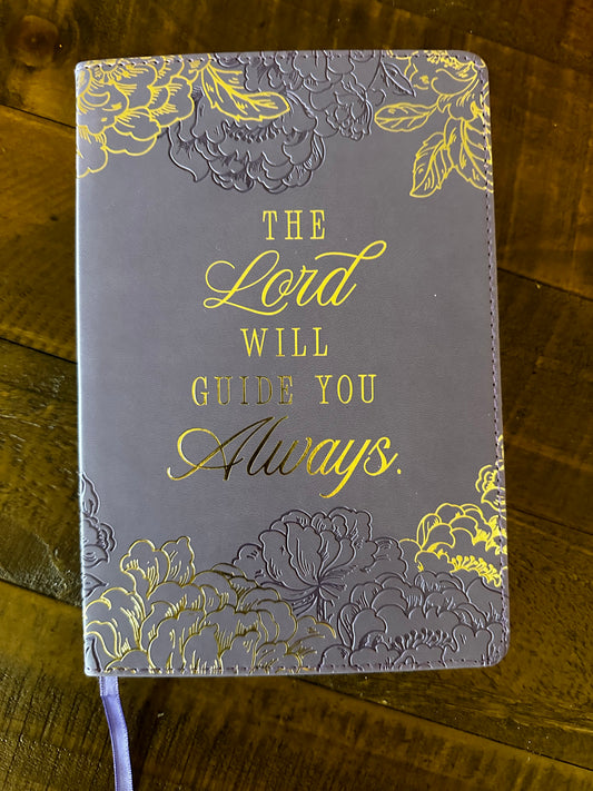 The Lord will guide you journal/notebook