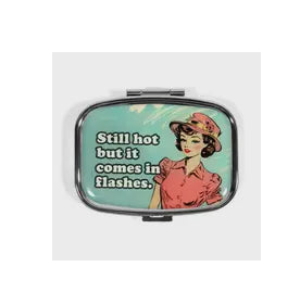 Pill box Still hot but it comes in flashes