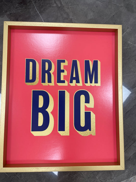 Dream big wall decor