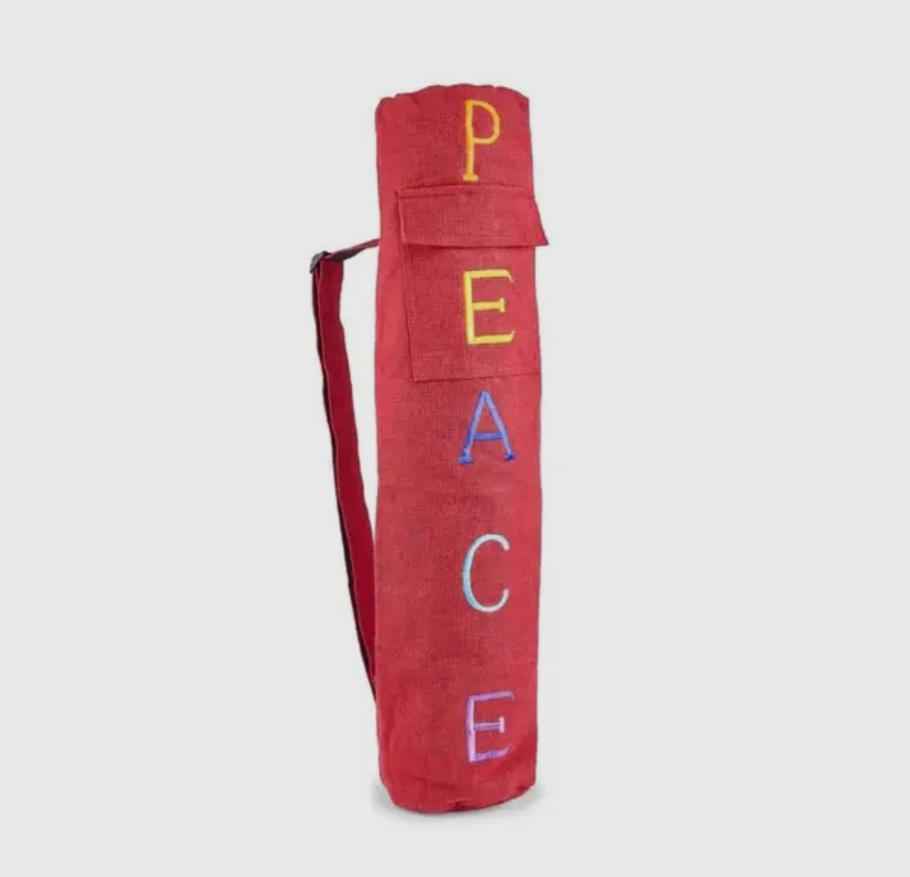 Peace Yoga Bag, Red