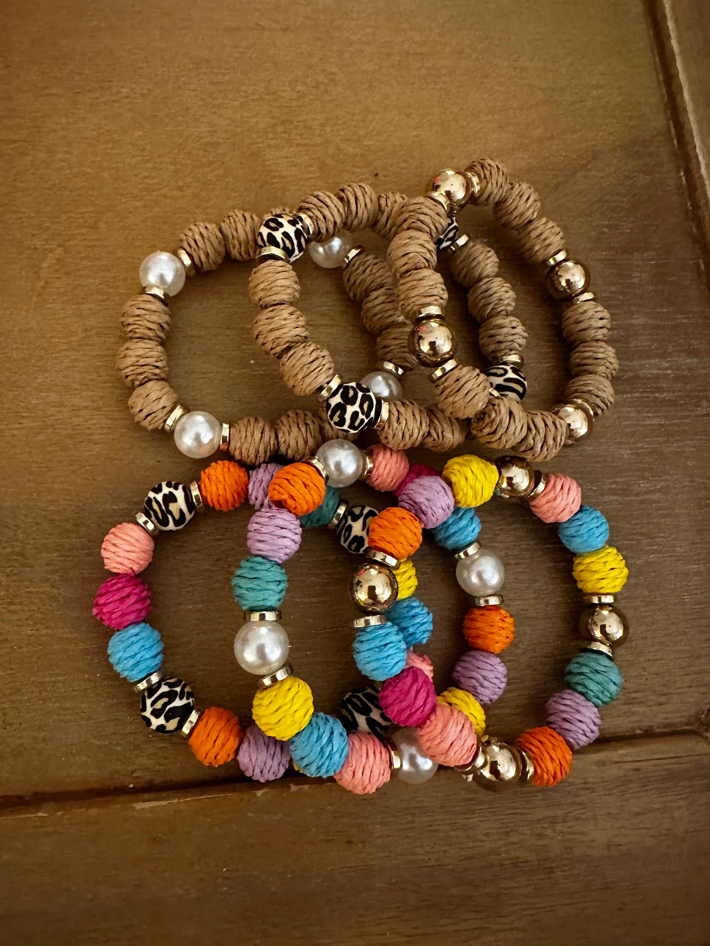 Bracelets various colors