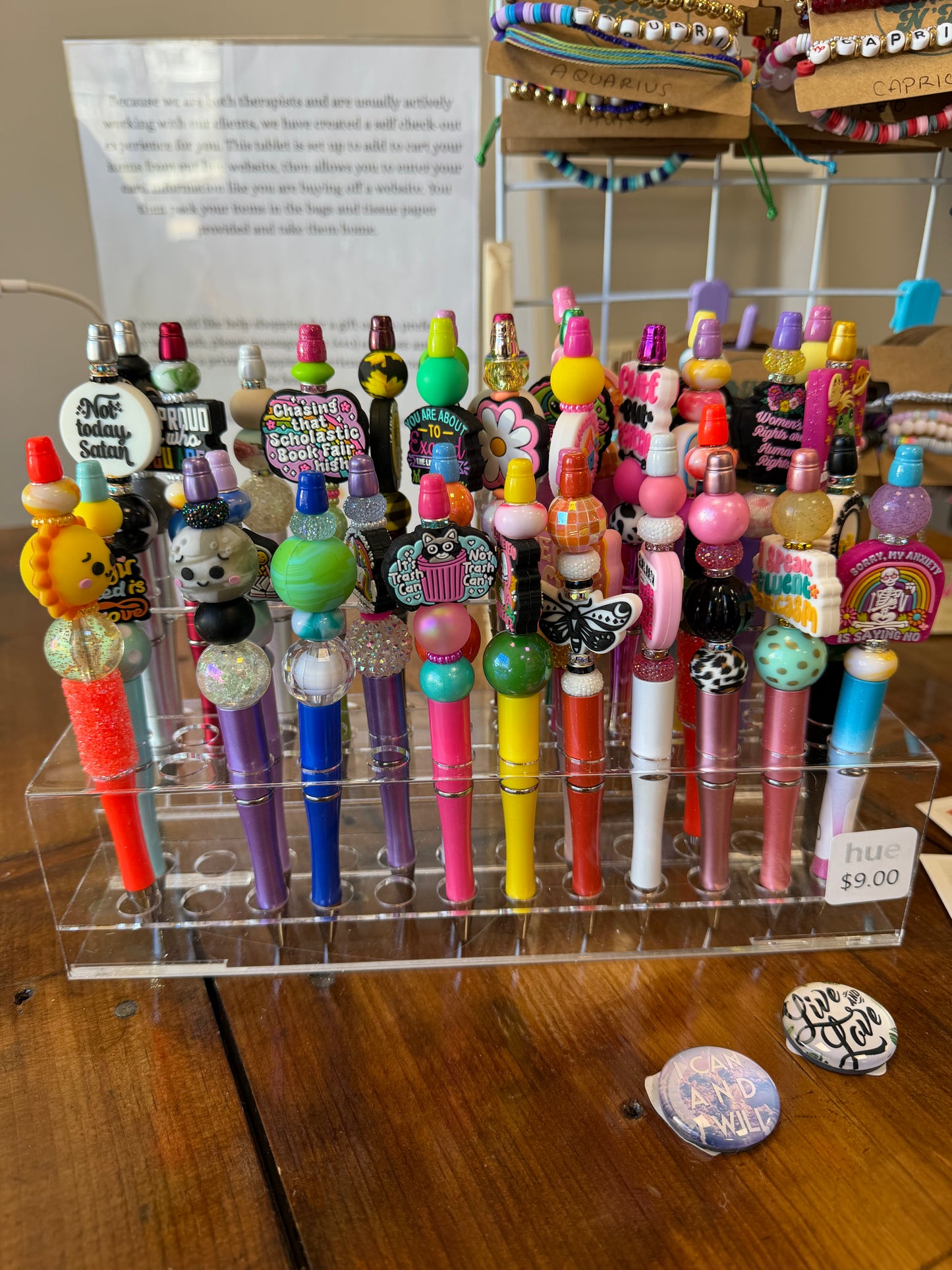 Pens various styles