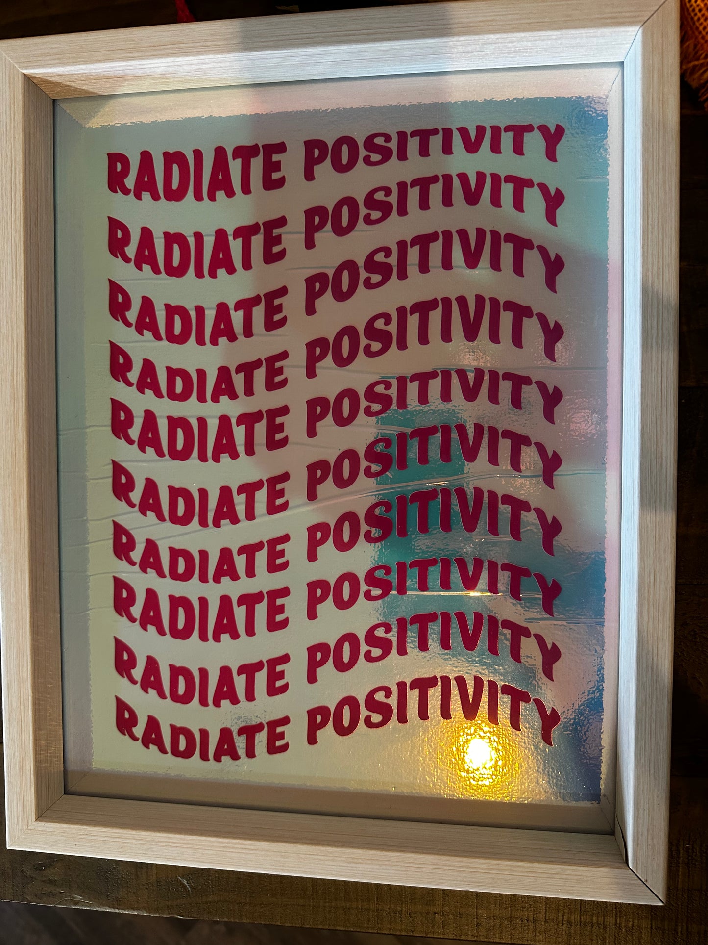 Radiate Positivity Wall Decor/Picture