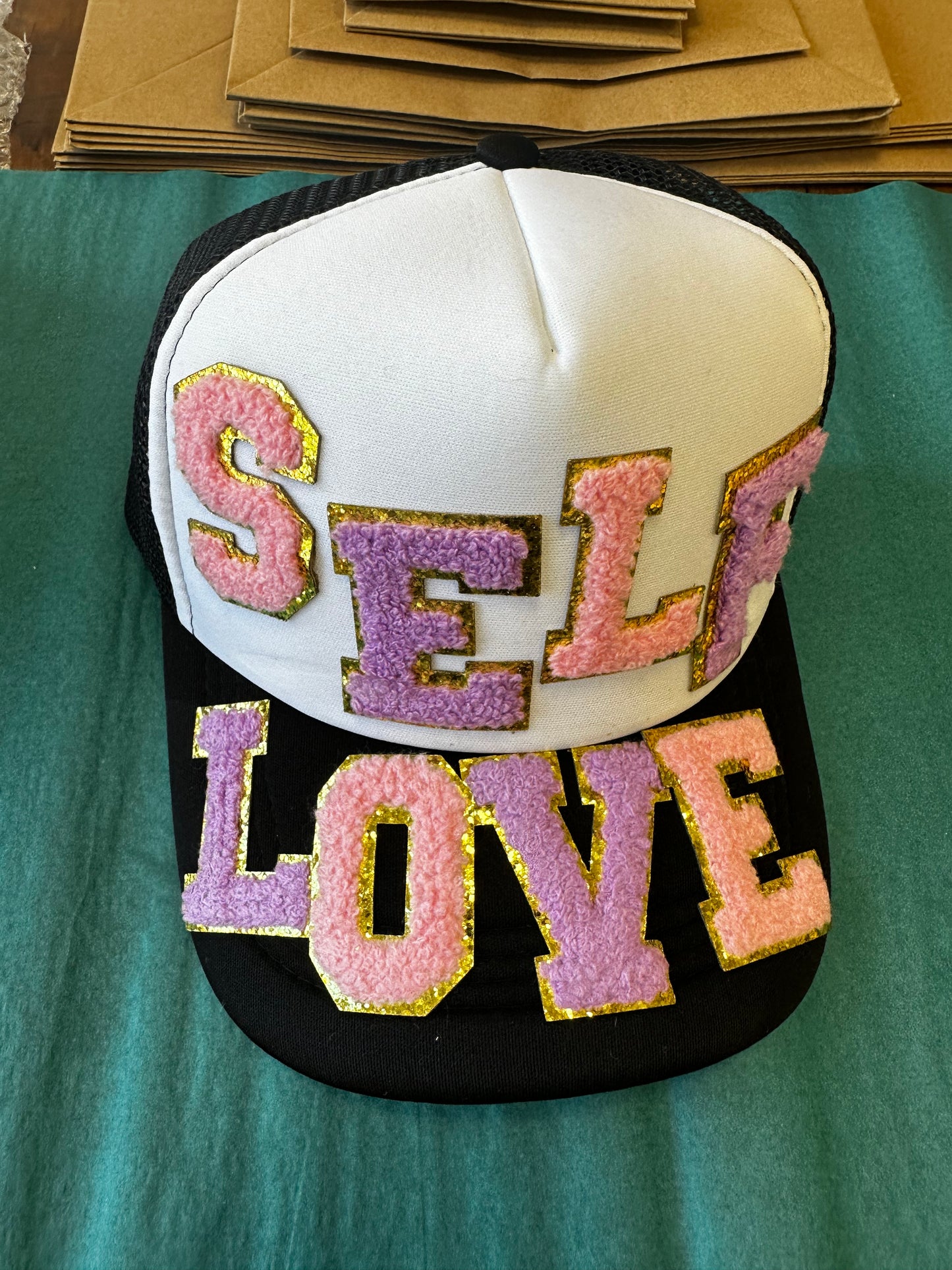 Hats assorted sayings and patches