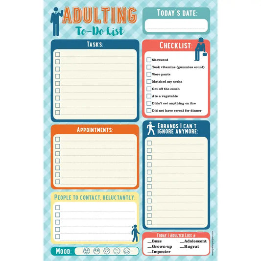 Adulting Note pad