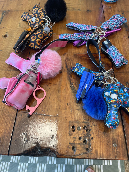 Safety kit keychains