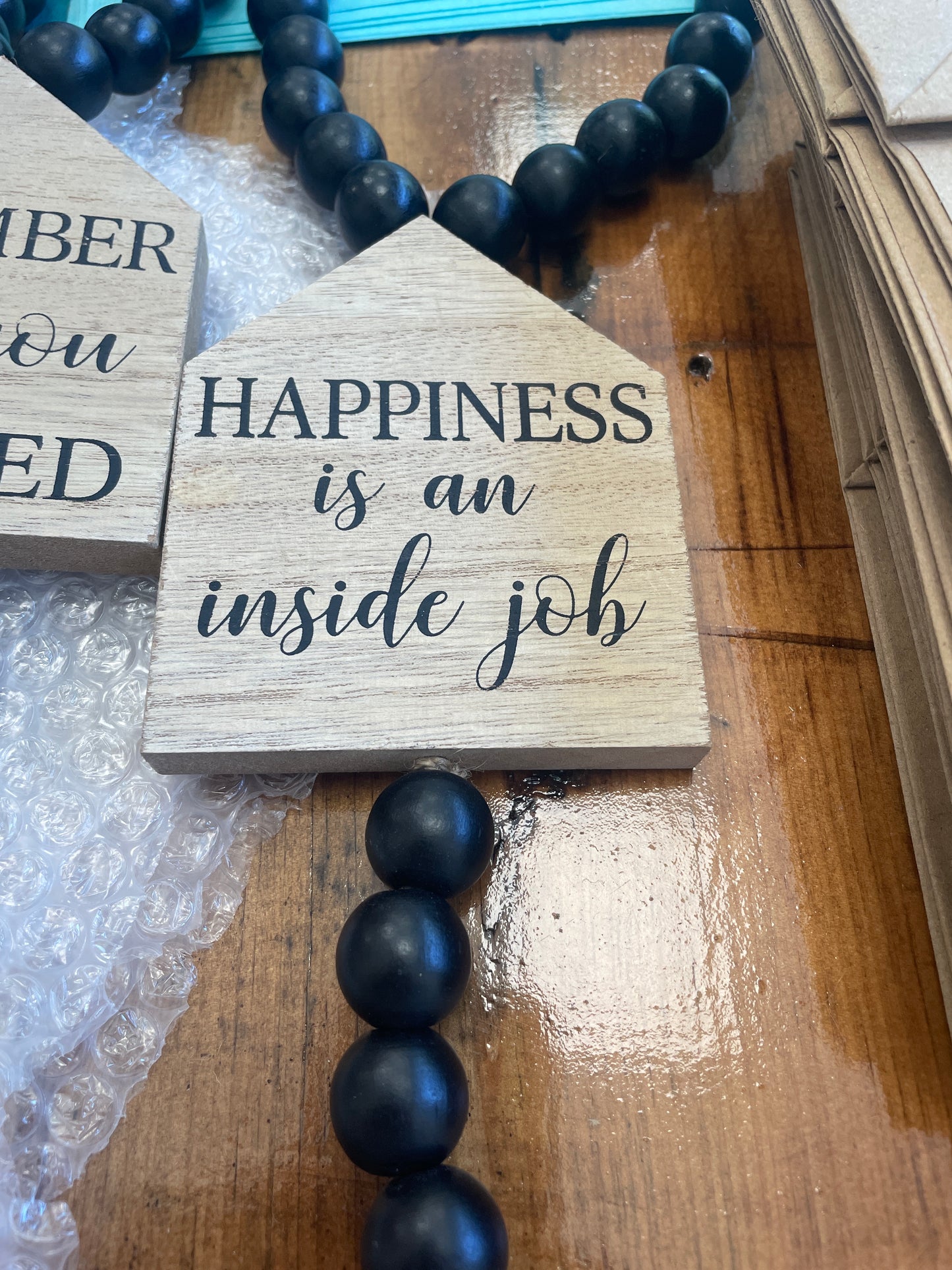 Happiness is an inside job